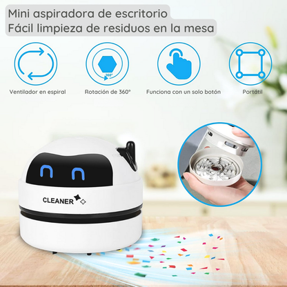 Robocleaner: Mini Aspiradora de Escritorio