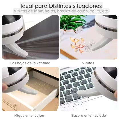 Robocleaner: Mini Aspiradora de Escritorio