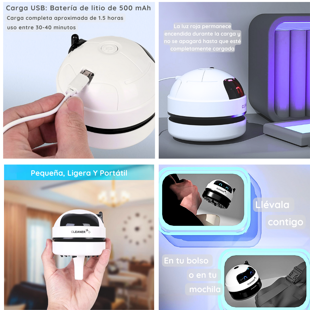 Robocleaner: Mini Aspiradora de Escritorio