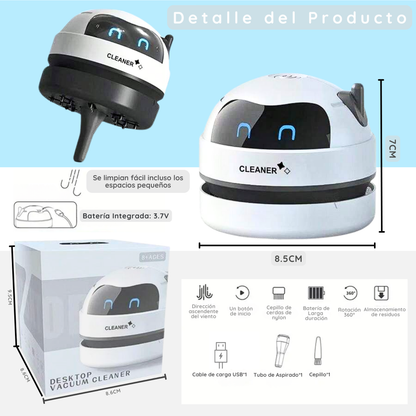 Robocleaner: Mini Aspiradora de Escritorio